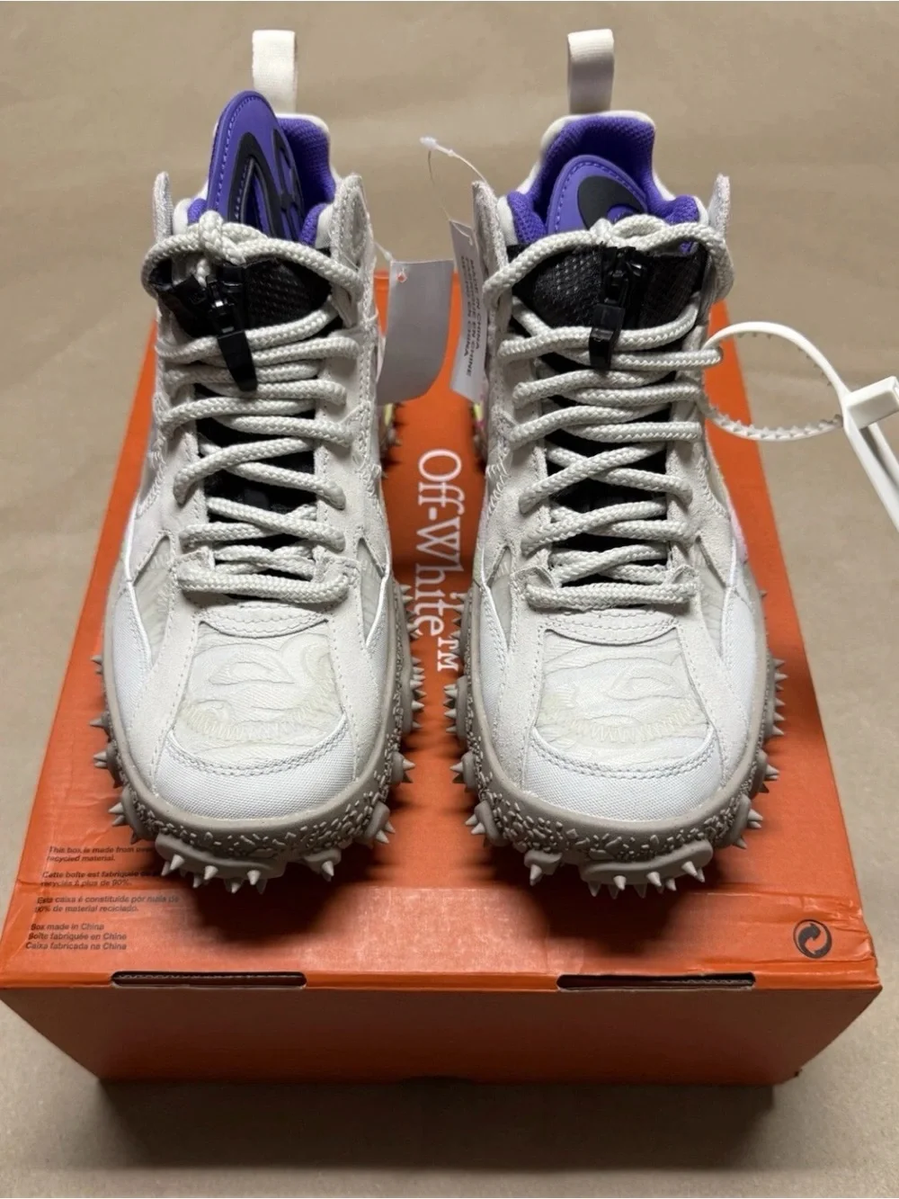 Nike Off-White x Air Terra Forma White Women’s size 6.5 Fashion Hiking Shoes NEW